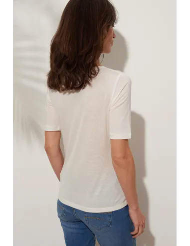 T-Shirt LAYAL, Craie