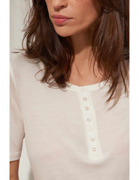 T-Shirt LAYAL, Craie