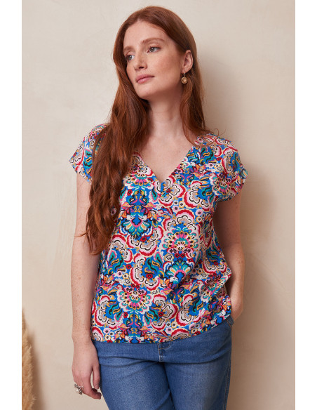 Top ILSABE PRINT TULUM