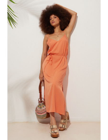 Robe LEANE Abricot