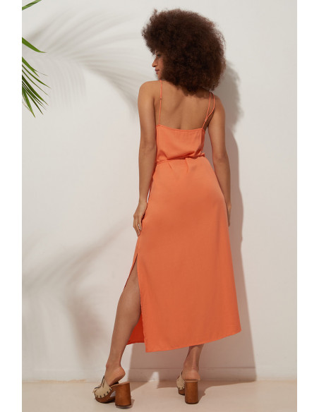 Robe LEANE Abricot