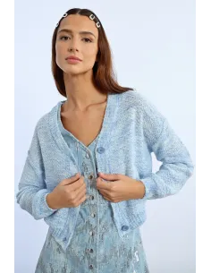 Gilet CROP en maille