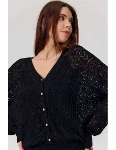 Cardigan CIRCE, Black