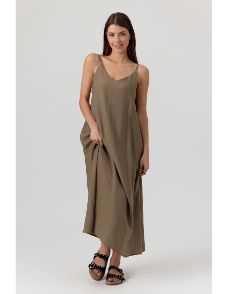 Robe BROOKE, Kaki