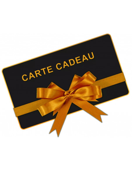 Carte cadeau valable sur TOUT le site ou en boutique