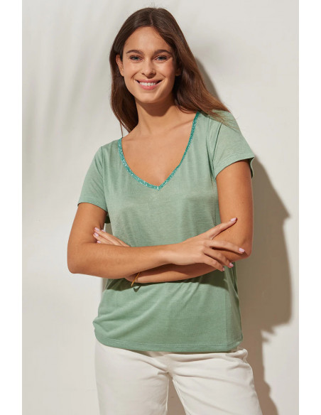 T-shirt Ariana, Lagon
