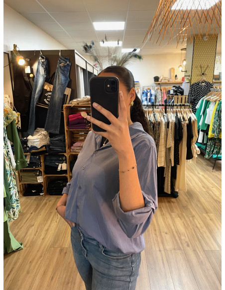 Chemise FASHION, bleu
