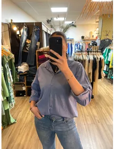 Chemise FASHION, bleu