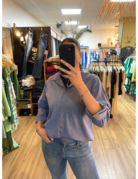 Chemise FASHION, bleu