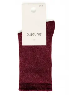 Chaussettes BYVILAINE, bordeaux
