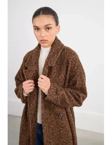 Manteau BOUCLETTE, Brown