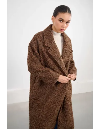Manteau BOUCLETTE, Brown