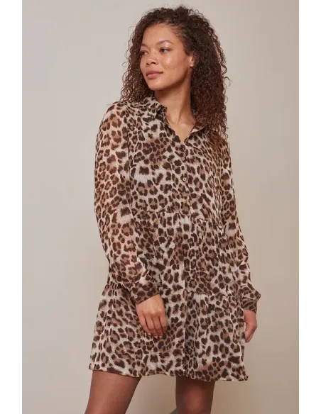 Robe MADDIE Fauve