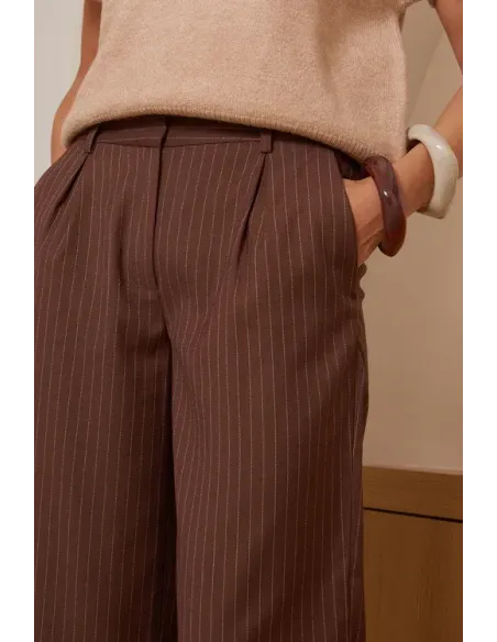 Pantalon GEN, Choco Rayures