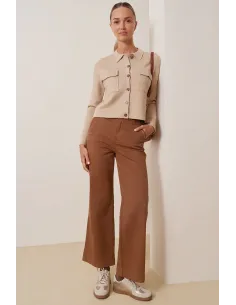 Gilet JOLIANE, sable