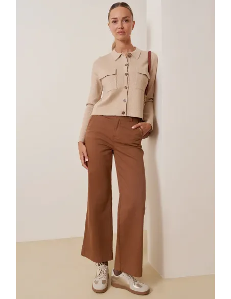 Gilet JOLIANE, sable