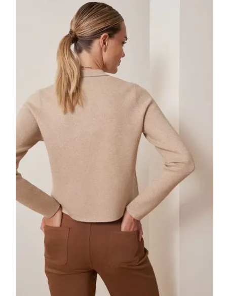 Gilet JOLIANE, sable