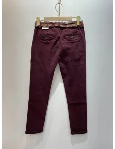 Pantalon CHINO Prune