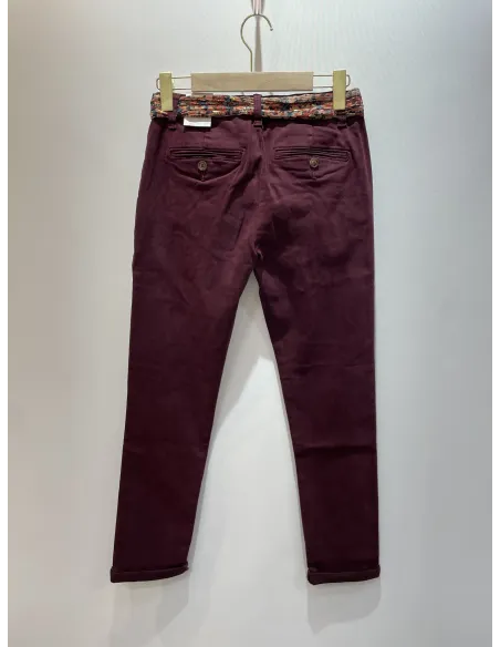 Pantalon CHINO Prune