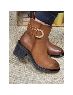 Bottine MALIKA, Camel