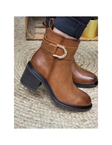 Bottine MALIKA, Camel