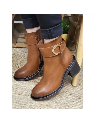 Bottine MALIKA, Camel