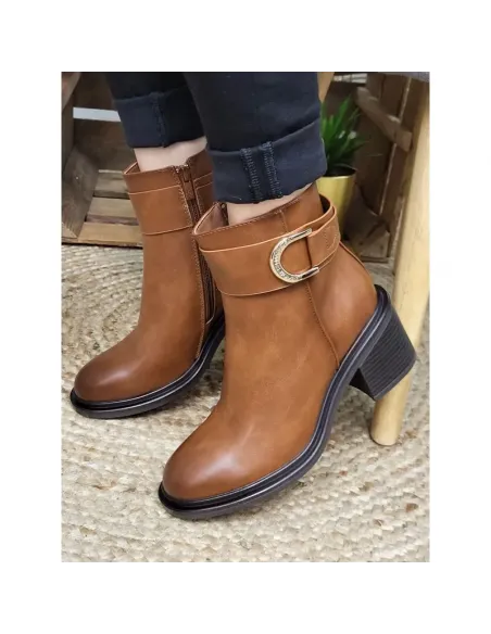 Bottine MALIKA, Camel