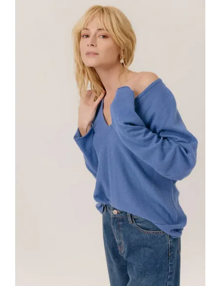 Pull ARIANE, blue