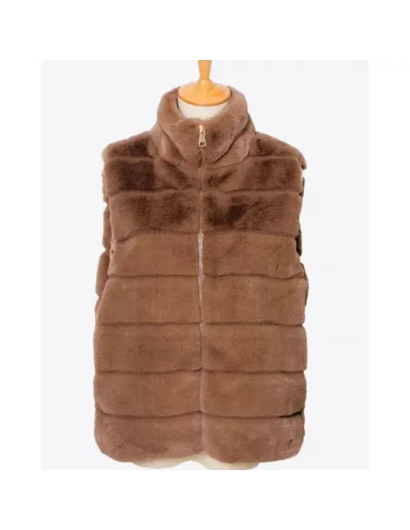 GILET FF, Marron