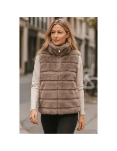 GILET FF, Taupe