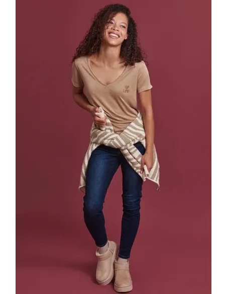 Tee-shirt BRUNILDE, Beige