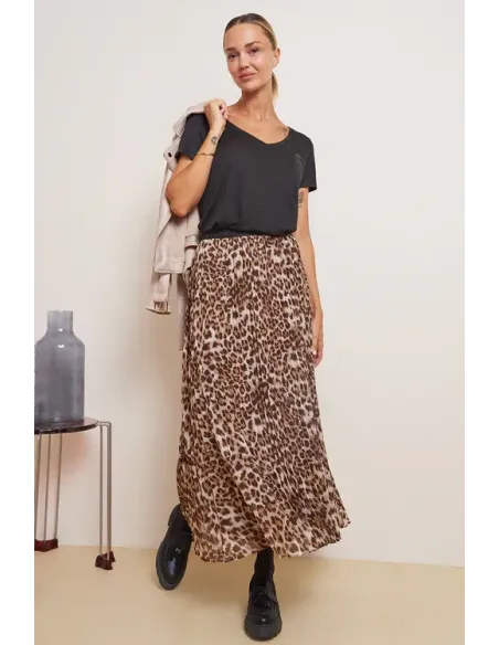 Tee-shirt BRUNILDE, Noir