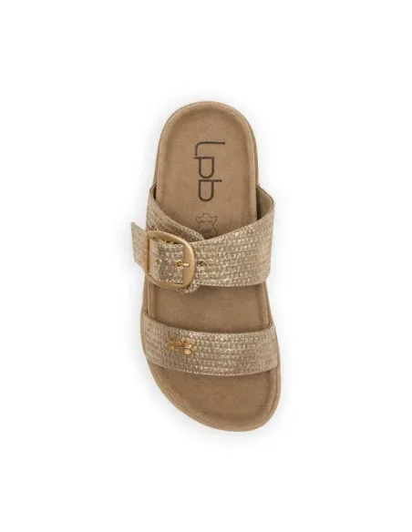 Mules compensées NOELIA or