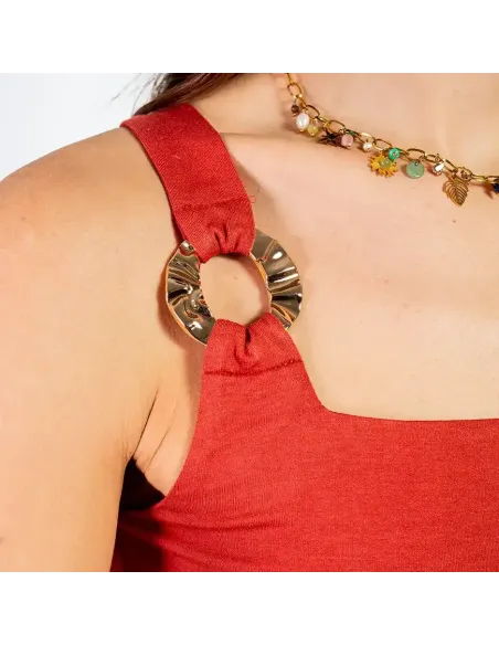 Débardeur NOUHAILA, terracotta