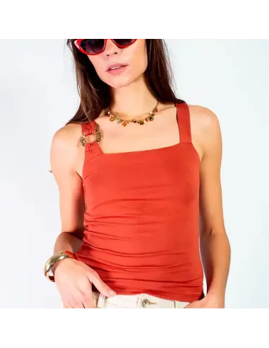 Débardeur NOUHAILA, terracotta