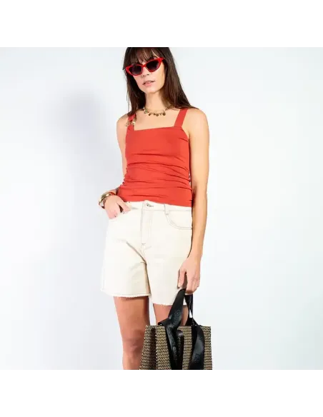 Débardeur NOUHAILA, terracotta