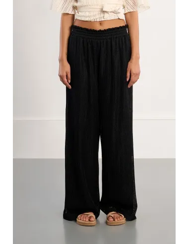 Pantalon maille noir, GL714BEE