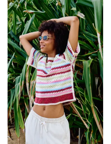 Top crochet Bandie