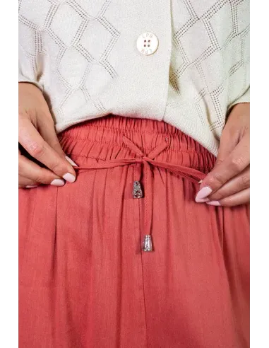 Pantalon Dalida, terracotta