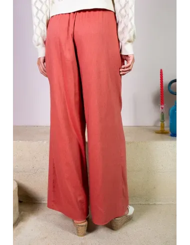 Pantalon Dalida, terracotta