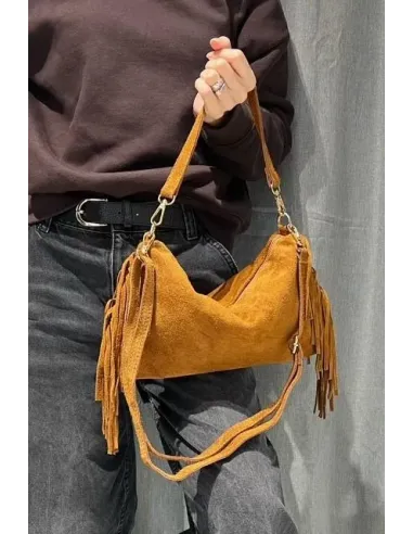 Sac Bandouliére FRANGE, daim