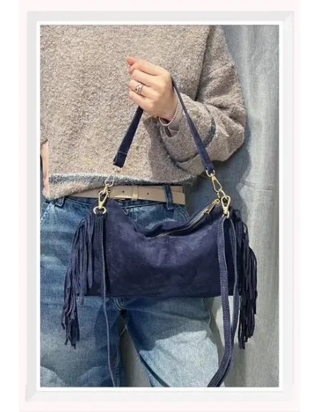 Sac Bandouliére FRANGE, daim