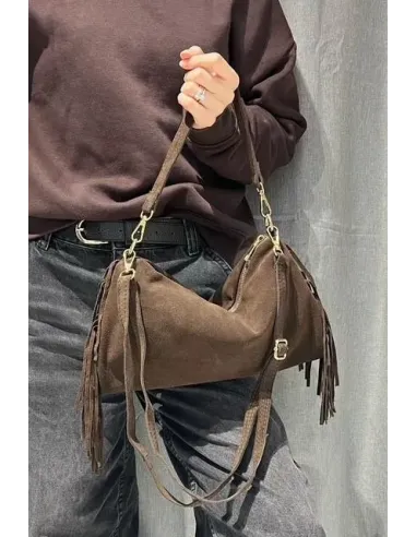Sac Bandouliére FRANGE, daim