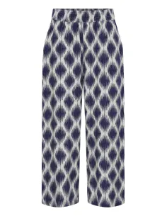 JOELLA CROP PANTS2, Bleu