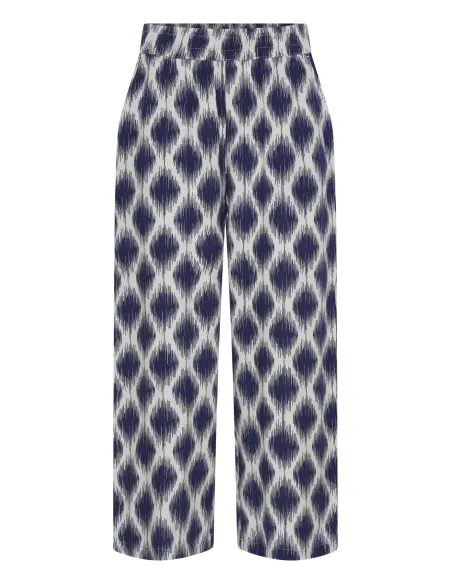 JOELLA CROP PANTS2, Bleu