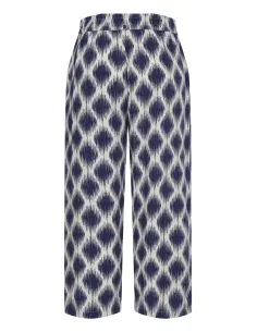 JOELLA CROP PANTS2, Bleu 2