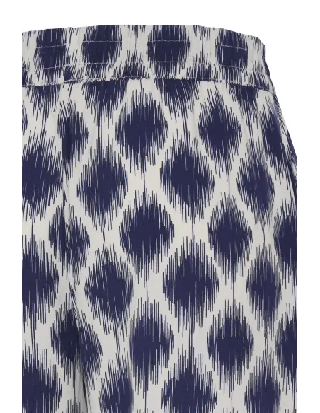 JOELLA CROP PANTS2, Bleu