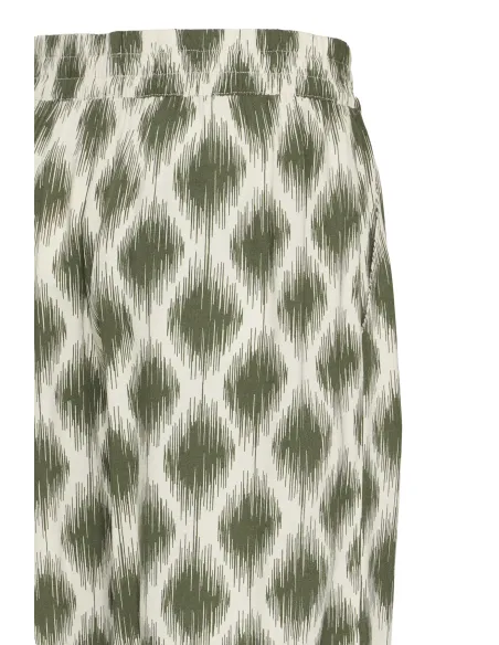 JOELLA CROP PANTS2, Kaki