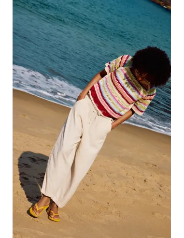 Pantalon LINNO, Beige