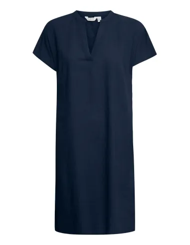 Robe FALAKKA V NECK DRESS, bleu marine